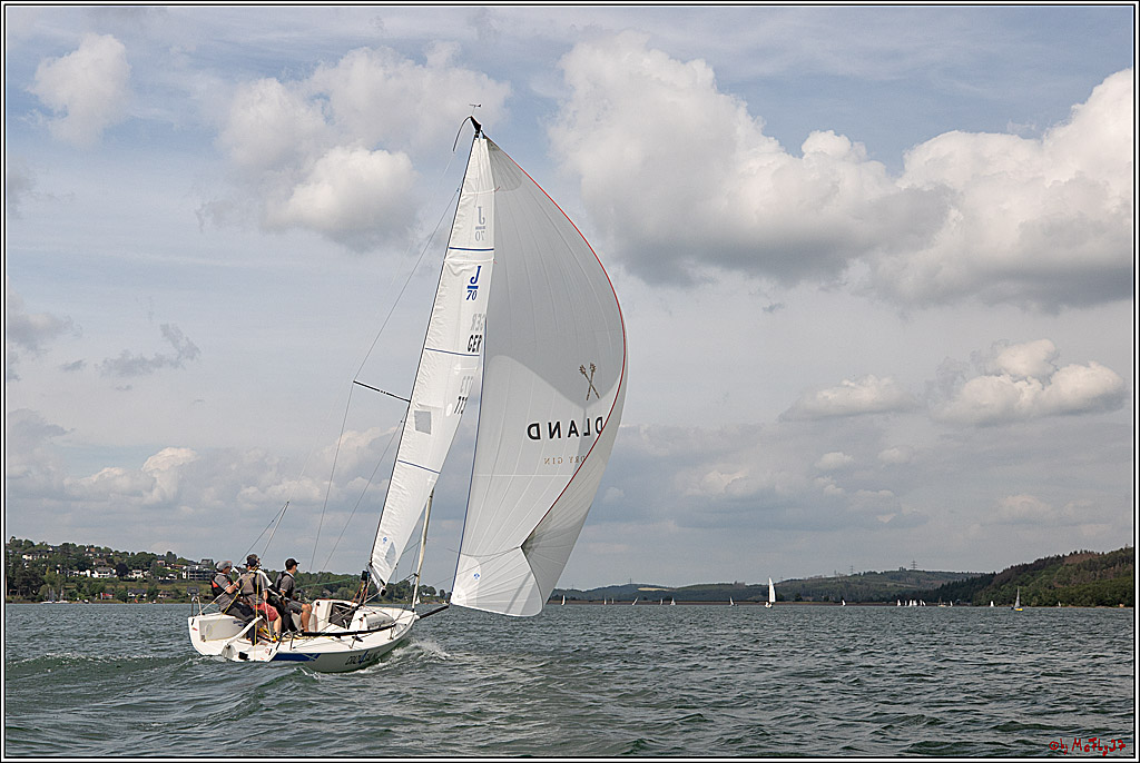 J70 - WOODLAND, 12.06.2021 Segelboot; Segeln; Woodland; Spinnaker; J70; Sorpesee; Sauerland